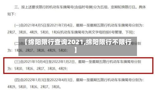 【绵阳限行查询2021,绵阳限行不限行】-第2张图片