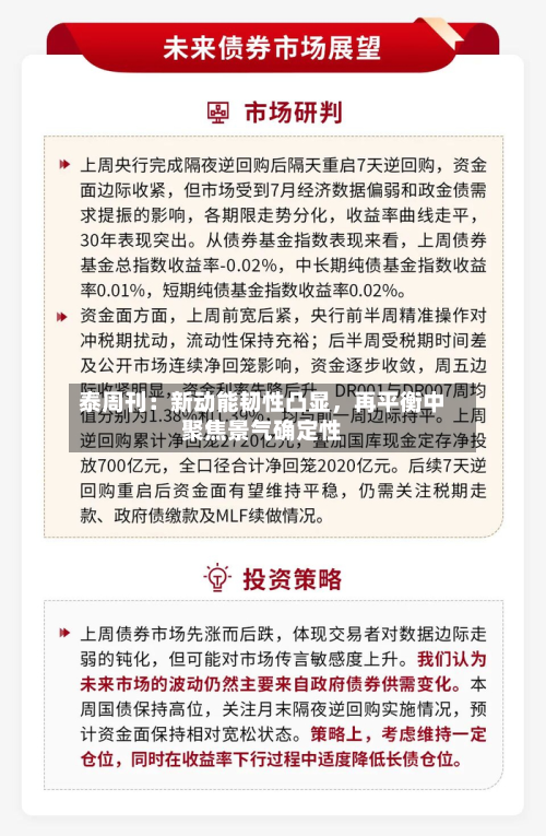 泰周刊：新动能韧性凸显，再平衡中聚焦景气确定性-第1张图片