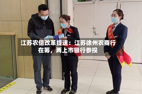 江苏农信改革提速:江苏徐州农商行在筹,两上市银行参投-第3张图片