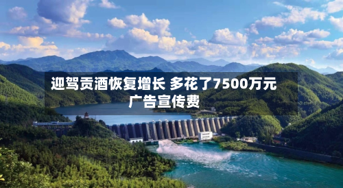 迎驾贡酒恢复增长 多花了7500万元广告宣传费