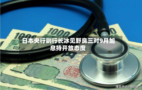 日本央行副行长冰见野良三对9月加息持开放态度-第2张图片