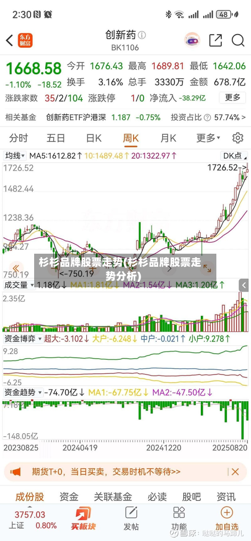 杉杉品牌股票走势(杉杉品牌股票走势分析)