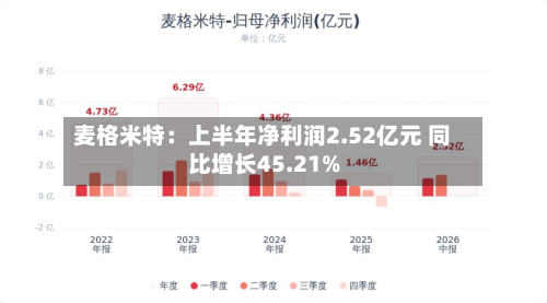 麦格米特:上半年净利润2.52亿元 同比增长45.21%-第1张图片