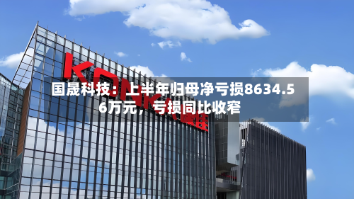 国晟科技：上半年归母净亏损8634.56万元，亏损同比收窄-第2张图片