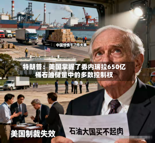 特朗普:美国掌握了委内瑞拉650亿桶石油储量中的多数控制权-第1张图片