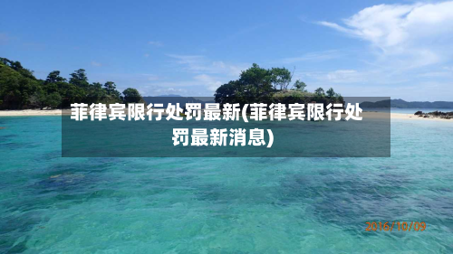 菲律宾限行处罚最新(菲律宾限行处罚最新消息)-第2张图片